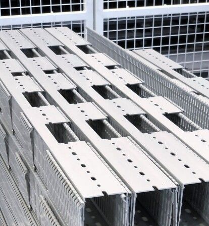 Halogen-free cable trays