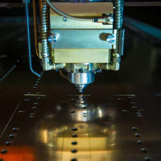 laser cutting aluminium
